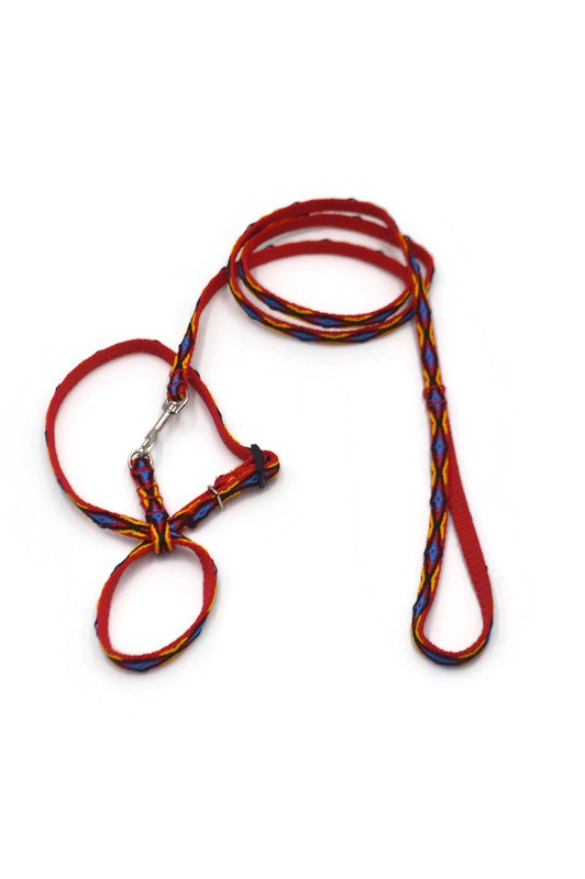 A-099 KOMPLET DLA GRYZONI ROMB : Kolor - Czerwony